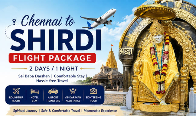 Shirdi Flight Package from Chennai