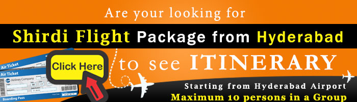 Hyderabad to Shirdi Flight Package 2 Days